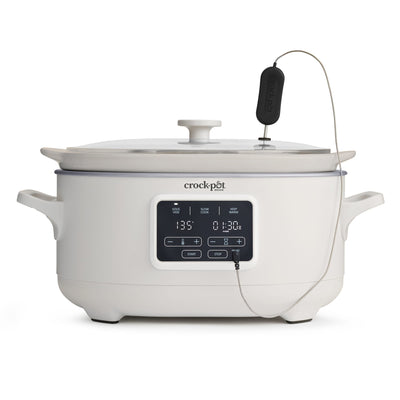 Crock-Pot Programmable 6-Quart Ceramic Slow Cooker with Sous Vide, (Used)