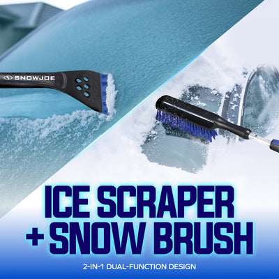 Snow Joe 2 Pack 42" Jumbo Multi-Purpose Ice Scraper & Snow Brush (Open Box) - VMInnovations