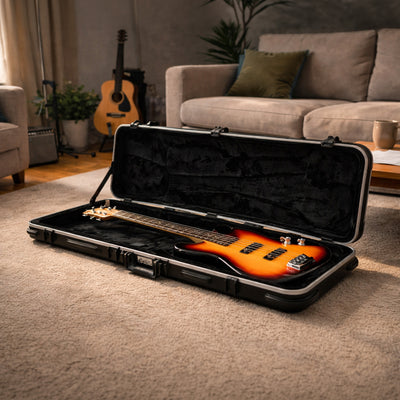 SKB Cases 1SKB-44 Electric Bass Guitar Hard Case for P and Jazz Style Bass - VMInnovations