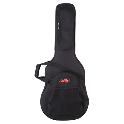 SKB Soft Case Travel Guitar Case for Dreadnought Acoustic Style Guitars, Black - VMInnovations