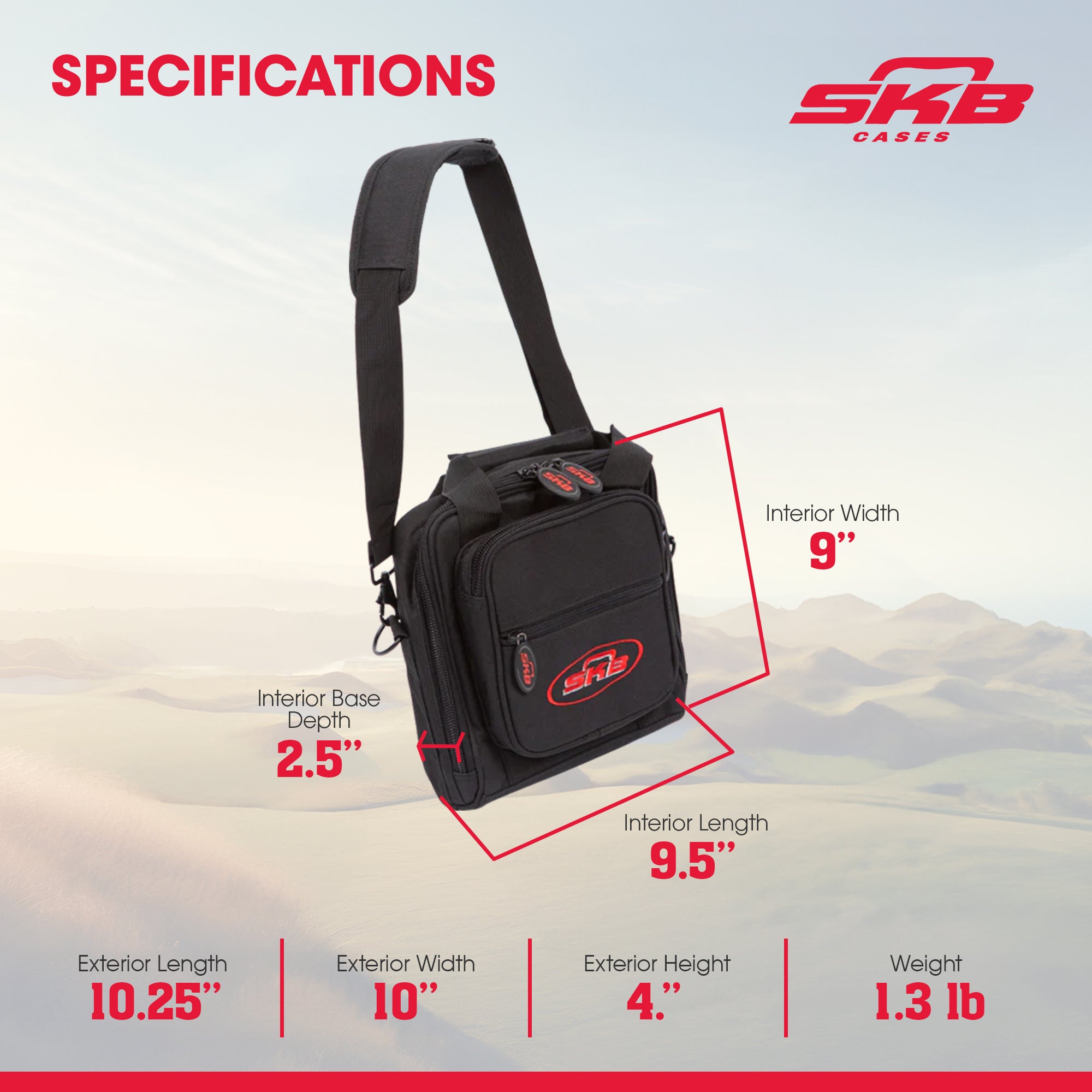 SKB Cases 1SKB-UB0909 UB Series 0909 Mixer Case, Padded Audio Equipment Bag - VMInnovations