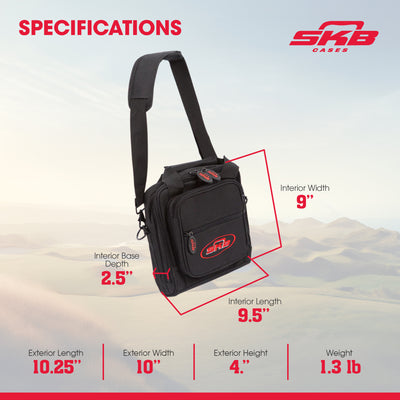 SKB Cases 1SKB-UB0909 UB Series 0909 Mixer Case, Padded Audio Equipment Bag - VMInnovations