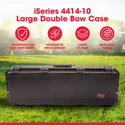SKB Cases iSeries Large Double Bow Case w Hard Plastic Exterior (Open Box)