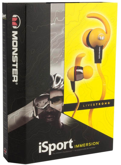 Monster iSport LiveStrong In-Ear Headphones Earbuds w/ControlTalk - Lightly Used