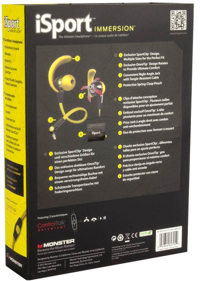 Monster iSport LiveStrong In-Ear Headphones Earbuds w/ControlTalk - Lightly Used