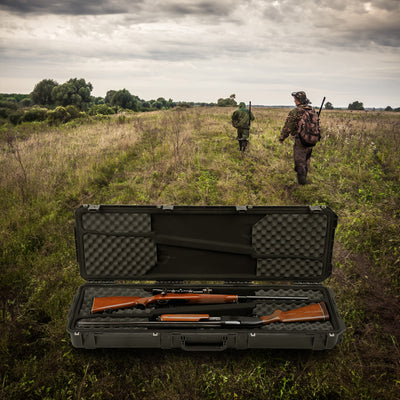 SKB Cases iSeries 3i-5014-DR Double Rifle Case with Hard Plastic Exterior, Black - VMInnovations