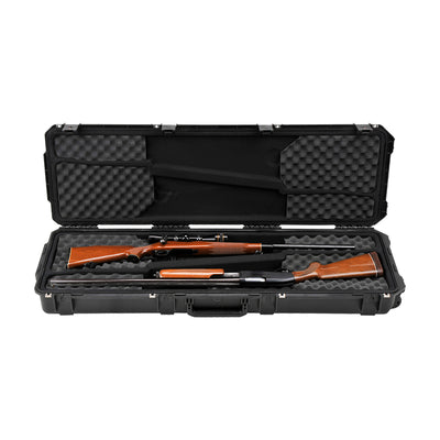 SKB Cases iSeries 3i-5014-DR Double Rifle Case with Hard Plastic Exterior, Black - VMInnovations