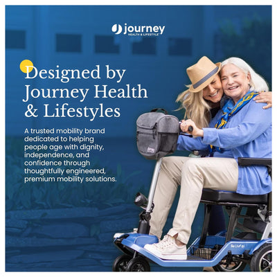 LifeWalker UPWalker EZ Lite Lightweight Upright Rollator Walker for Seniors - VMInnovations