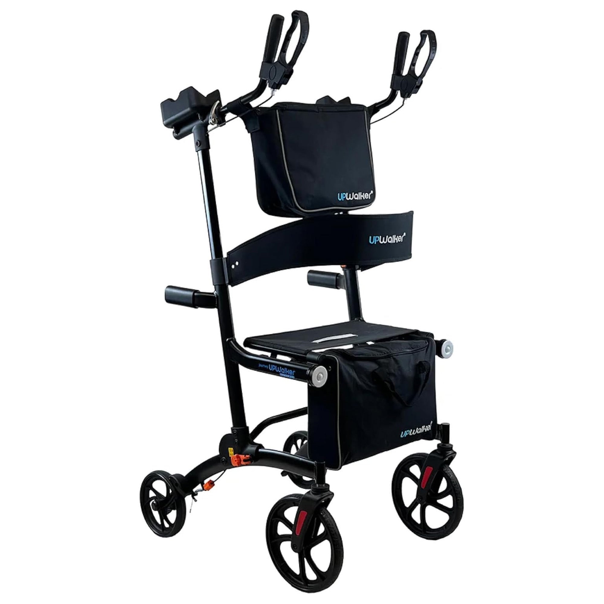 LifeWalker UPWalker EZ Lite Lightweight Upright Rollator Walker for Seniors - VMInnovations
