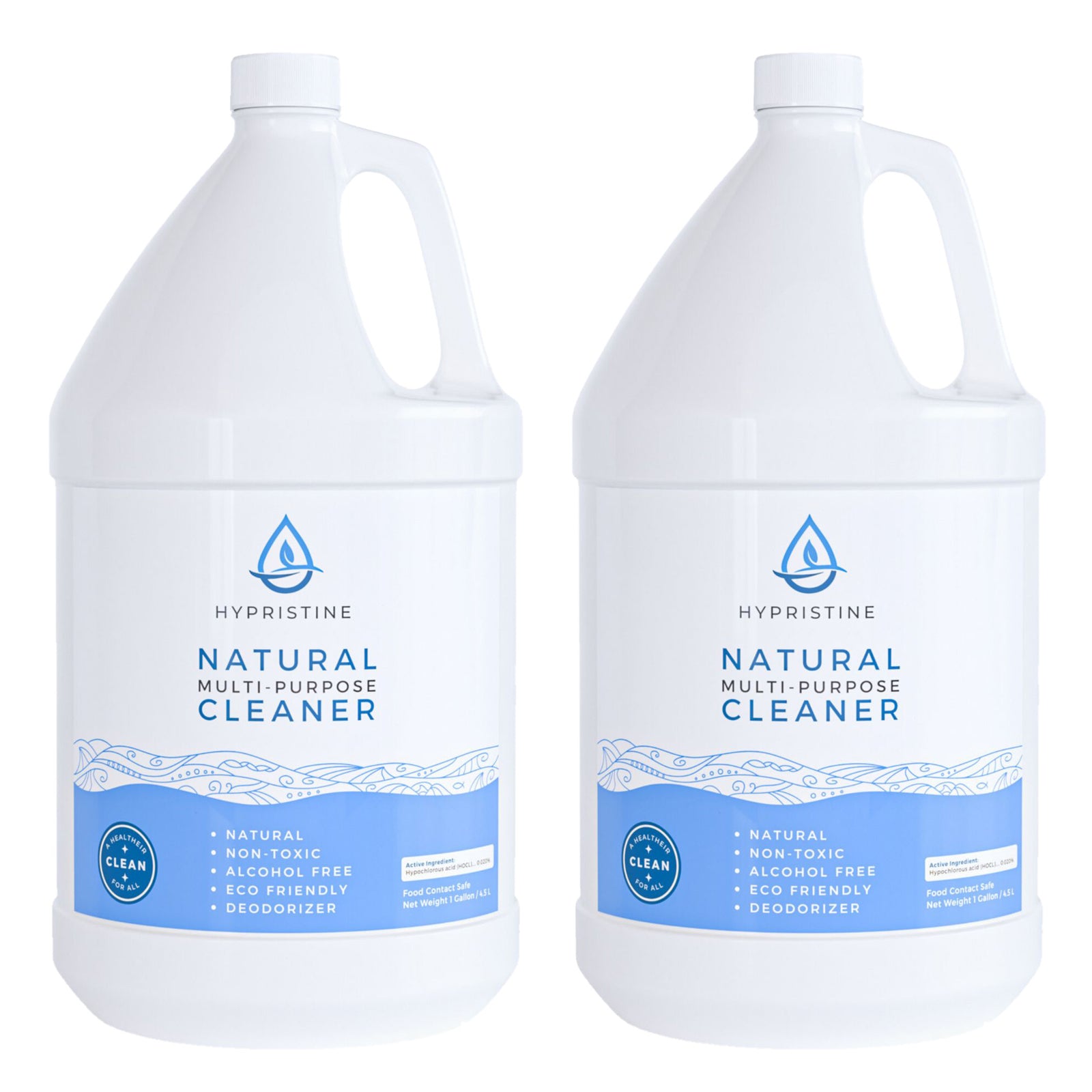 Hypristine Natural Multipurpose Surface Cleaner, 128 fluid Ounce Bottle, 2 Pack - VMInnovations