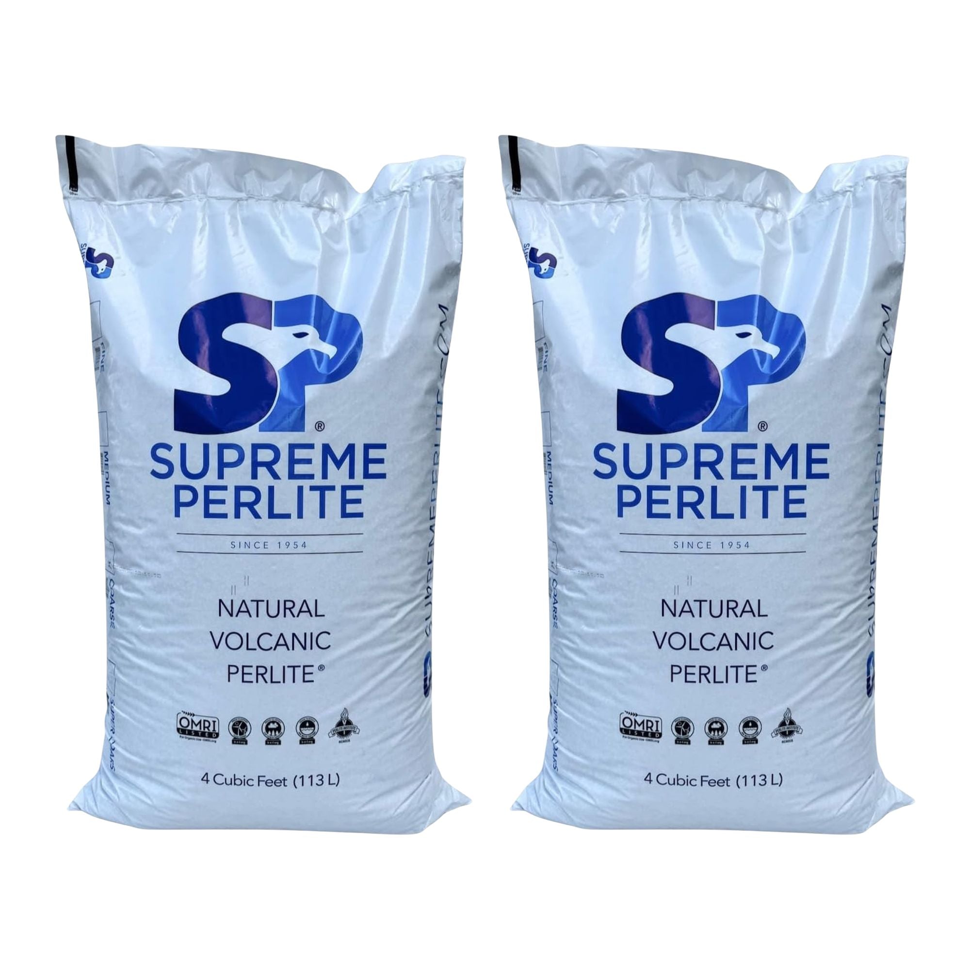 Supreme Perlite Coarse Horticultural Perlite and Medium Horticultural Perlite