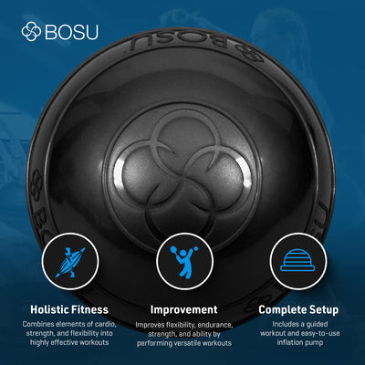 BOSU 6.5" Balance Pods, Stability Exercise Workout Equipment, 2 Pack (Open Box)