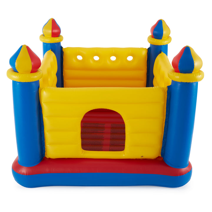 Intex Inflatable Jump O Lene Ball Pit Outdoor Castle Bouncer w/ 100 Play Balls