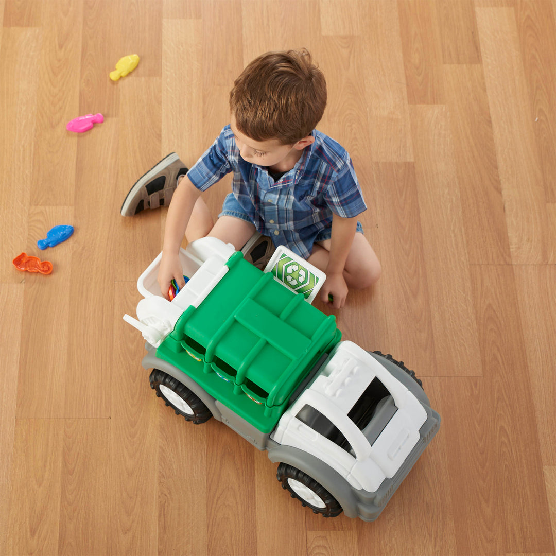 American Plastic Toys Giant Recycling Truck Toy for Kids Ages 2 Years and Up - VMInnovations
