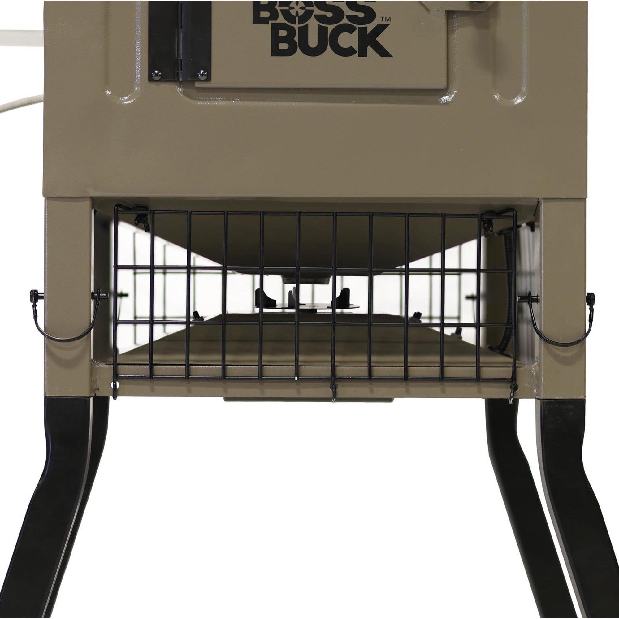 Boss Buck Stand & Fill Sled Feeder with Evolution Spin Plate, 300 Pound Capacity - VMInnovations
