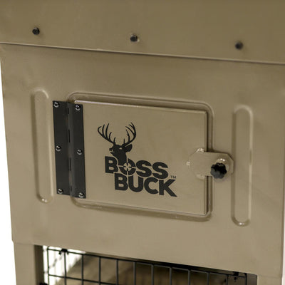 Boss Buck Stand & Fill Sled Feeder with Evolution Spin Plate, 300 Pound Capacity - VMInnovations