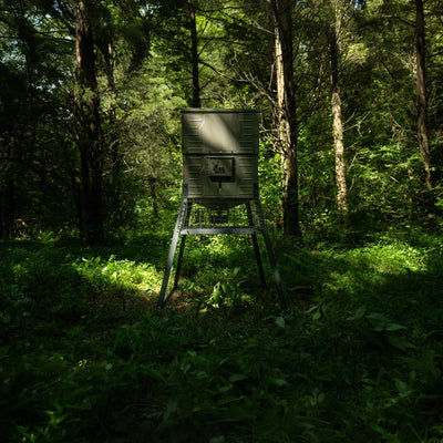 Boss Buck Stand & Fill Sled Feeder with Evolution Spin Plate, 300 Pound Capacity - VMInnovations