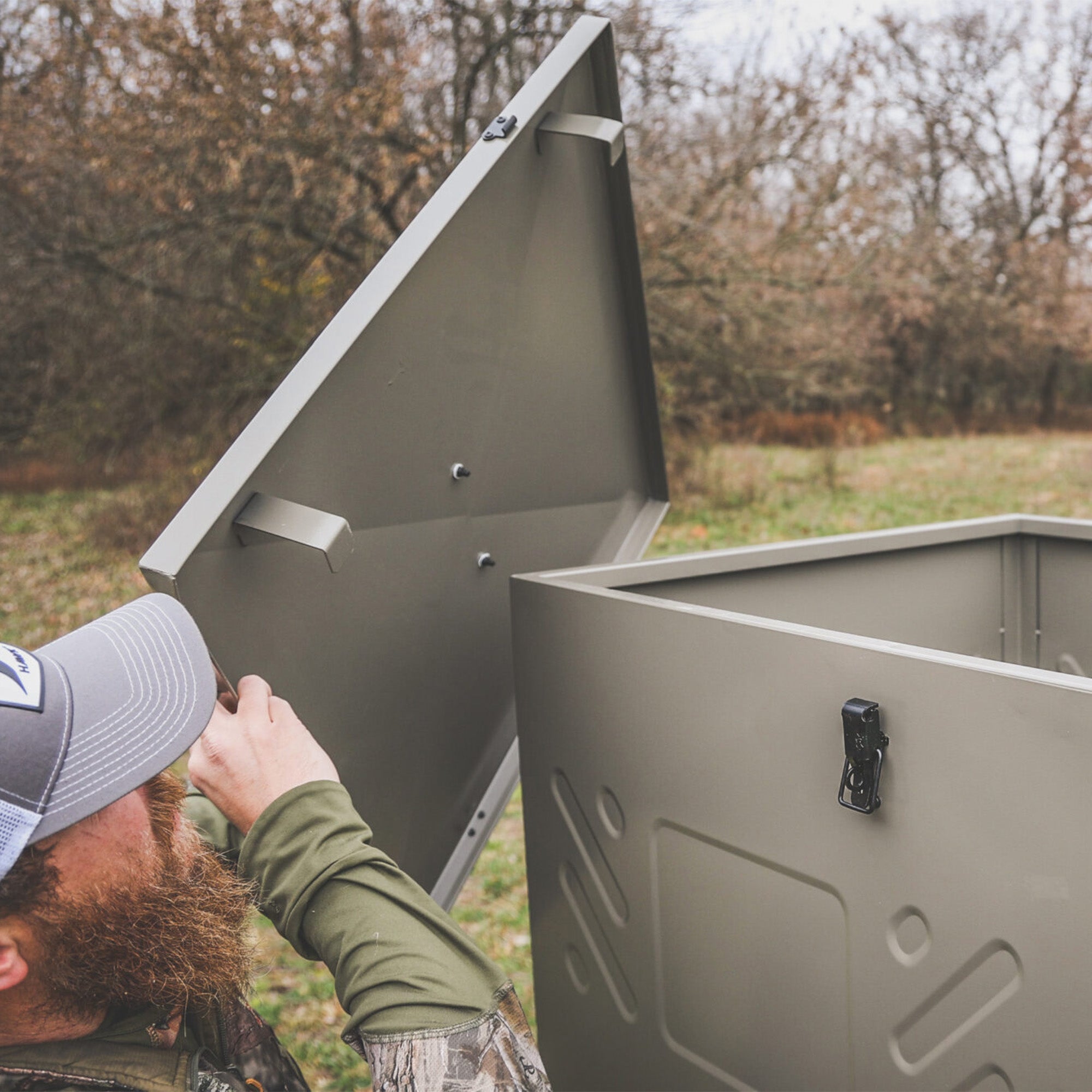 Boss Buck Stand & Fill Sled Feeder with Evolution Spin Plate (For Parts)