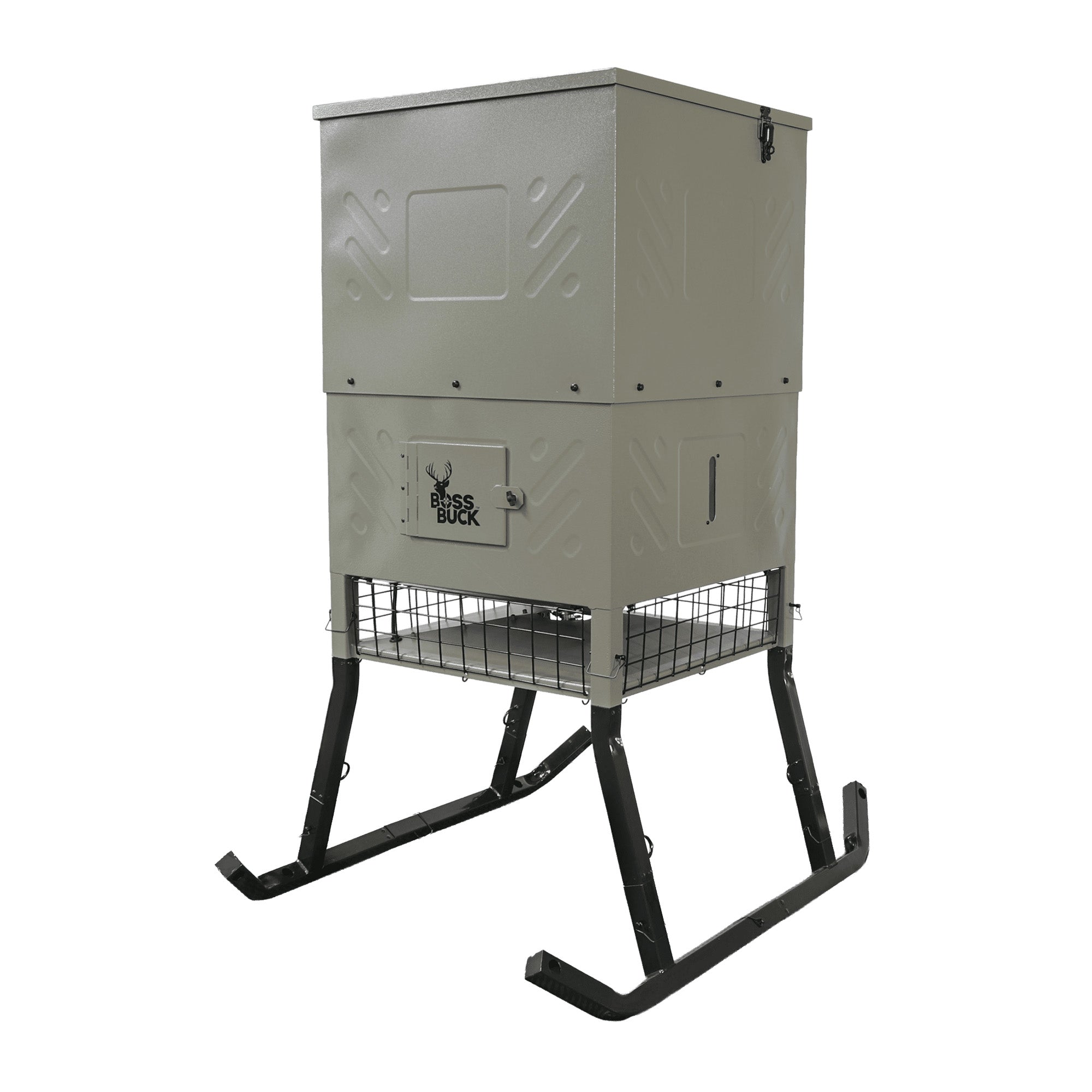 Boss Buck Stand & Fill Sled Feeder with Evolution Spin Plate (For Parts)