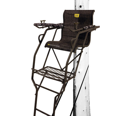 Hawk Hunting Big Denali Ladderstand with 26" Wide Seat and 23" Backrest, (Used)