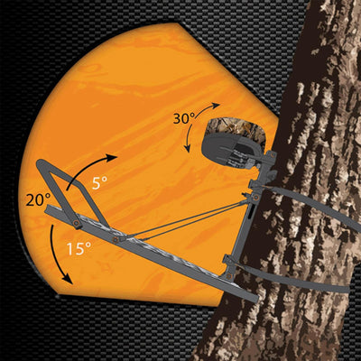 MUDDY Outfitter Hang On Hunting Tree Stand w/ Adjustable Platform & Padded Seat
