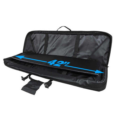 NcSTAR VISM 42" Double Rifle Carbine Padded Soft Gun Case Carry Bag, Blue/Black - VMInnovations