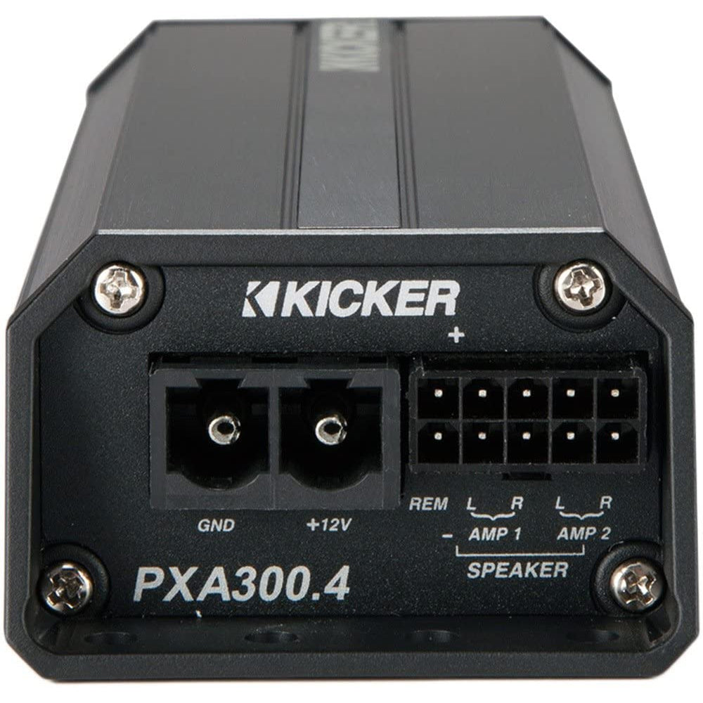 Kicker 42PXA3004 PXA Series 4 Channel 75W Amplifier Car Audio Speaker (2 Pack) - VMInnovations