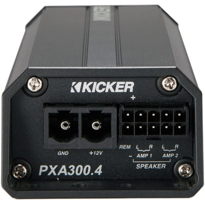 Kicker 42PXA3004 PXA Series 4 Channel 75W Amplifier Car Audio Speaker (2 Pack) - VMInnovations