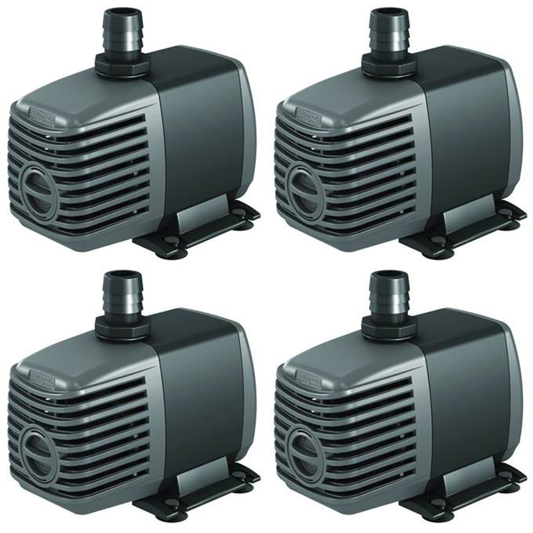 Active Aqua 400 GPH Submersible Indoor/Outdoor Aquarium Water Pump (4 Pack)