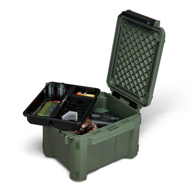 Plano GoNow Field Box, Fishing Gear Storage Utility Container, Small, Olive Drab