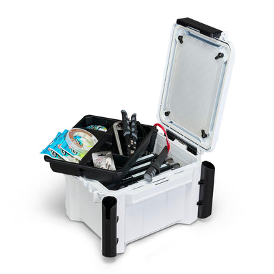 Plano GoNow Field Box, Fishing Gear Storage and Utility Container, Small, White - VMInnovations