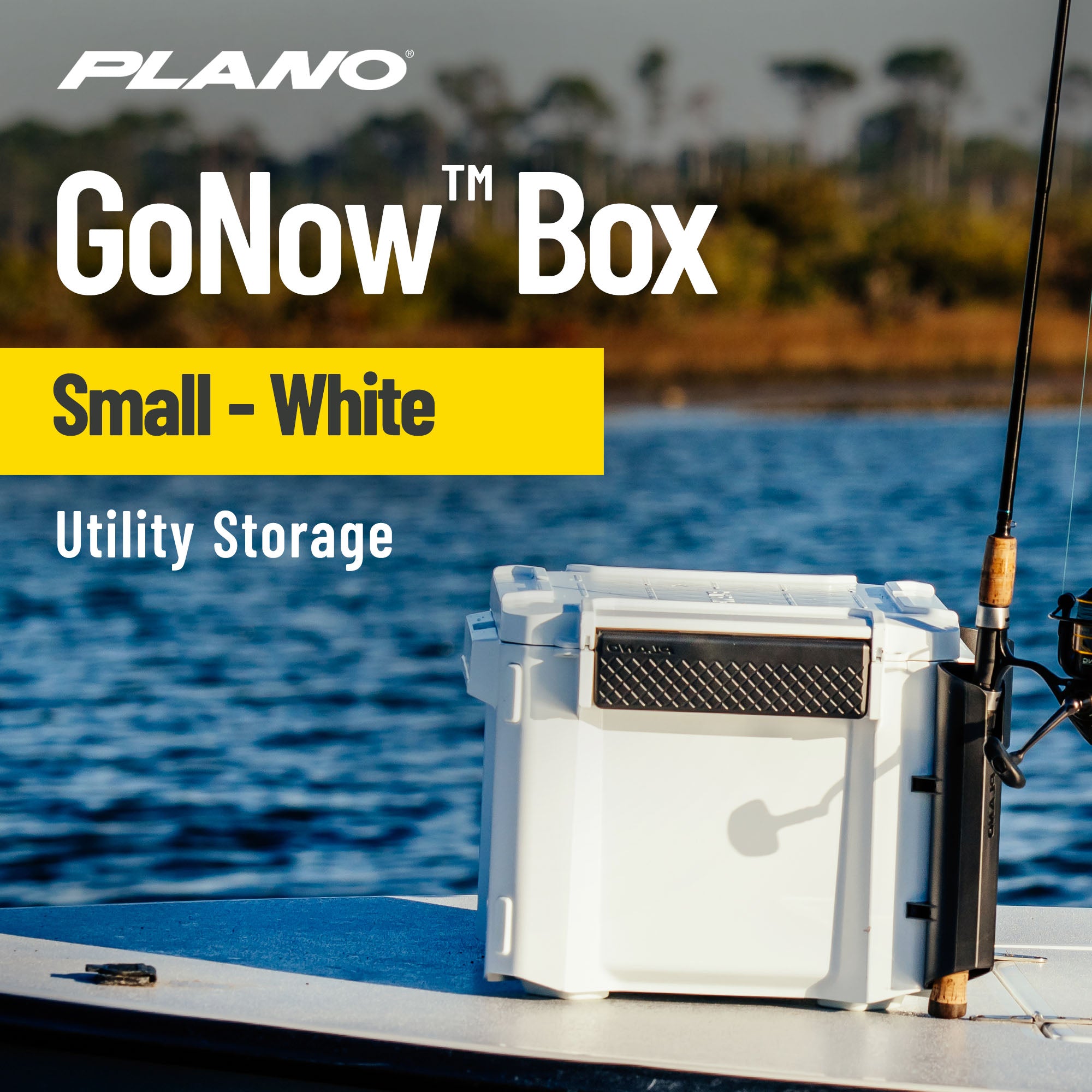 Plano GoNow Box, Waterproof Gear Storage & Utility Container, Small, White - VMInnovations
