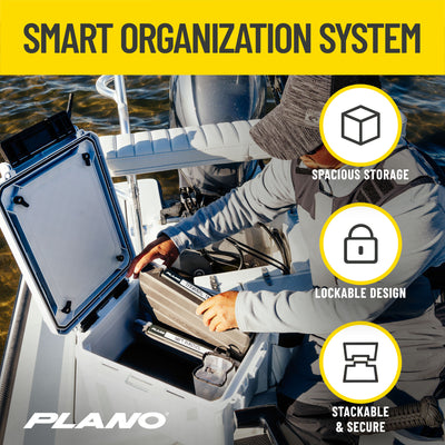 Plano GoNow Box, Waterproof Gear Storage & Utility Container, Small, White - VMInnovations