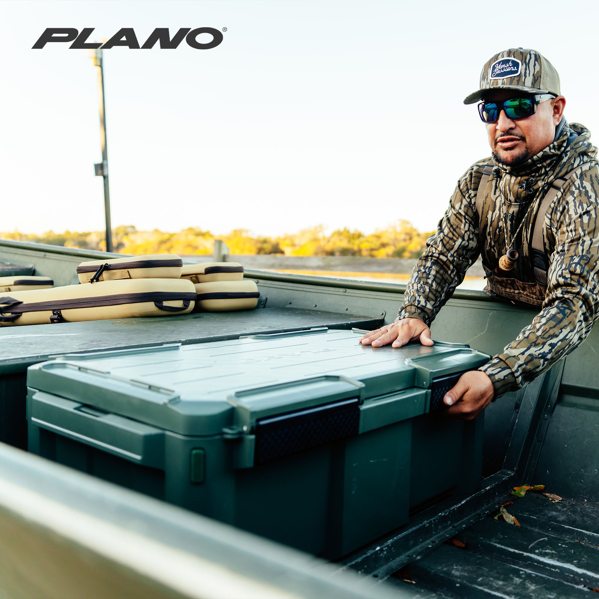Plano GoNow Box, Waterproof Gear Storage & Utility Container, Large, Olive Drab