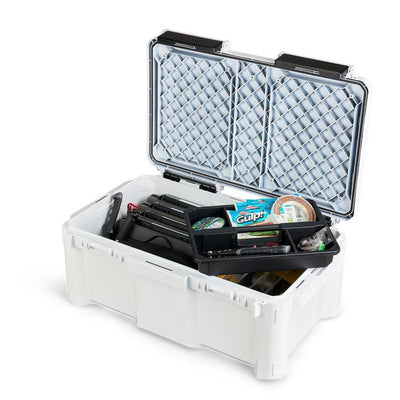 Plano GoNow Box, Waterproof Gear Storage & Utility Container, Large, White