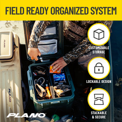 Plano GoNow Hunt Kit Waterproof Field Box w Cleaning Rest & MOLLE Board Open Box