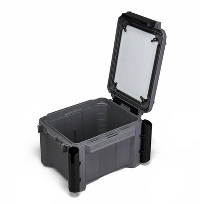 Plano GoNow Freshwater Fish Kit, Waterproof Field Box with Rod Holders, Charcoal (For Parts)