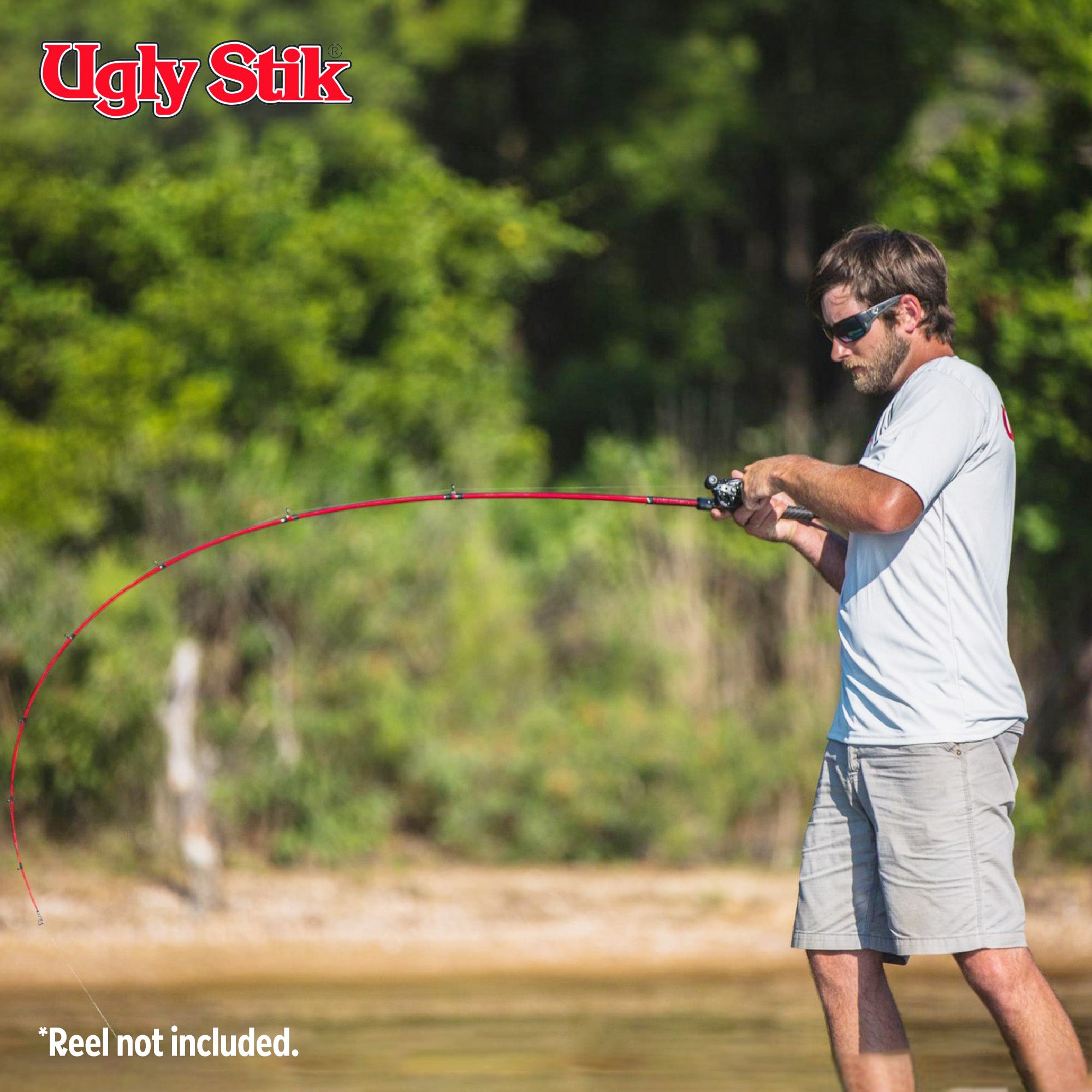 Ugly Stik Carbon Salmon Steelhead Spinning Rod, 9'6" Medium 2-Piece Fishing Rod