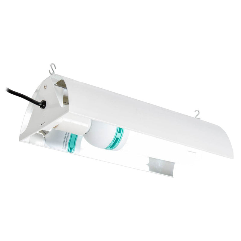 Hydrofarm Hydroponic Fluorescent 125 Watt Grow Light System with Cord (2 Pack)