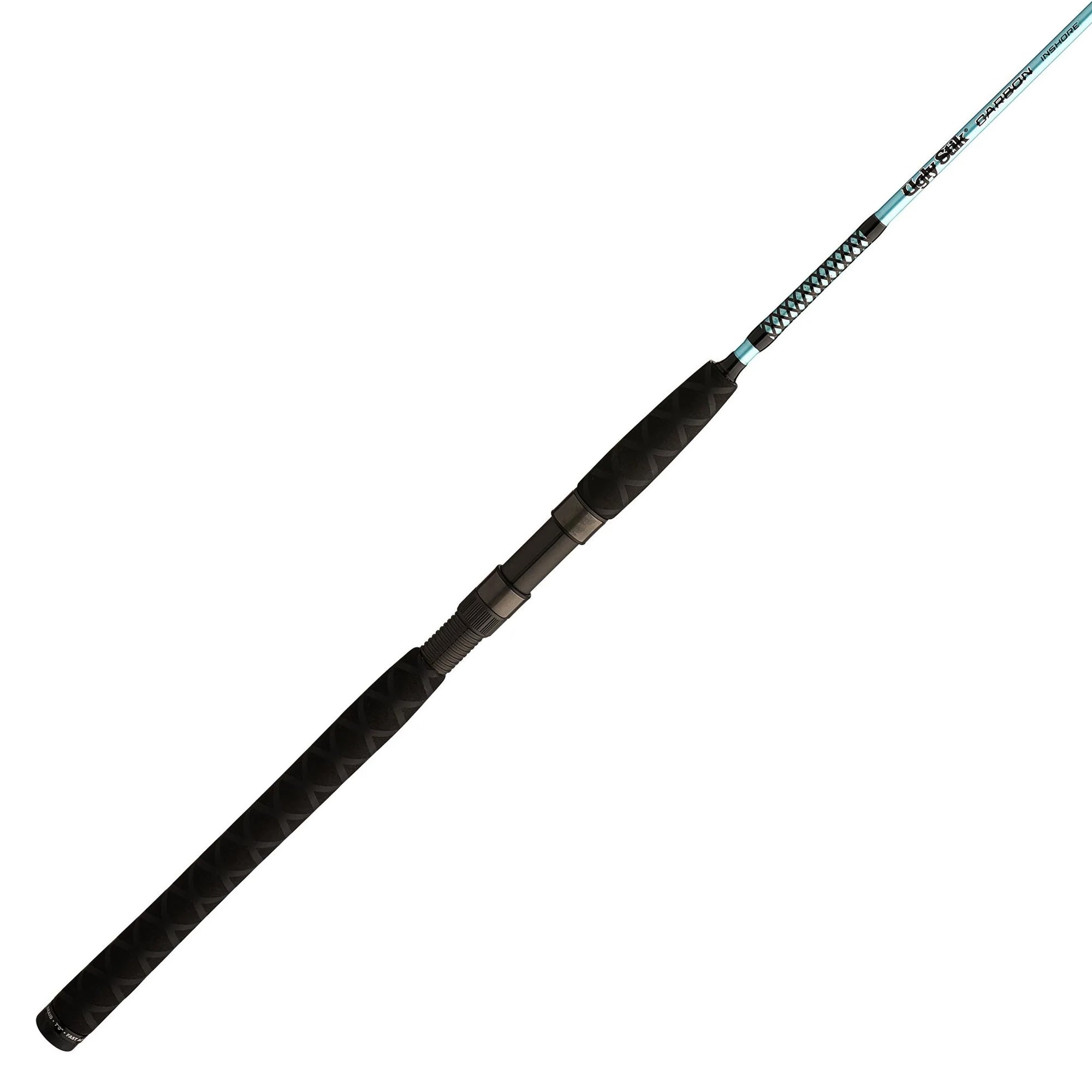 Ugly Stik Carbon Inshore Spinning Rod, 6' 6", Medium Light, 6-12 lb Line Rating