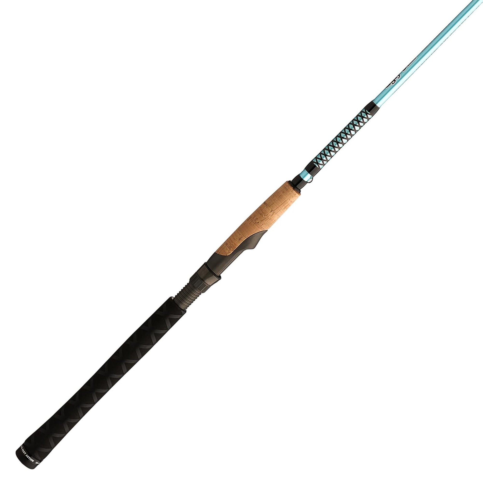 Ugly Stik Carbon Inshore Spinning Rod, 7 Feet, Medium-Light Power, Seafoam Green