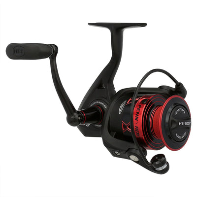 PENN Fierce IV Spinning Fishing Reel, 6.2:1 Gear Ratio, Size 3000, Black/Red