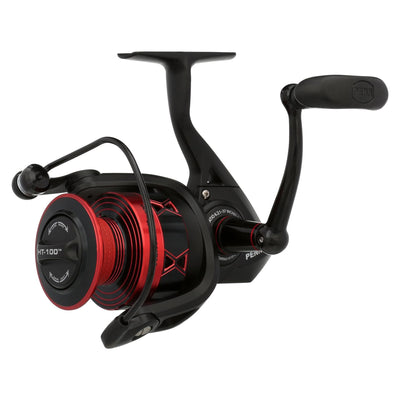 PENN Fierce IV Spinning Fishing Reel, 6.2:1 Gear Ratio, Size 4000, Black/Red