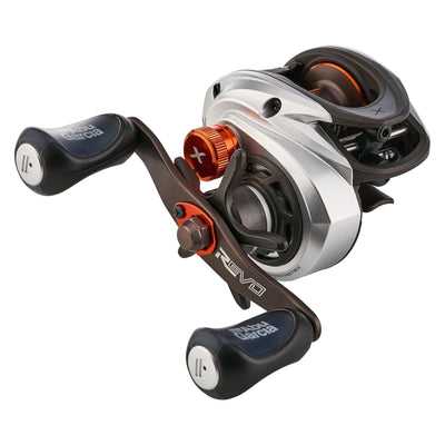 Abu Garcia Revo 5 X Low Profile Baitcast Reel, 27" Retrieve, Right Hand, White