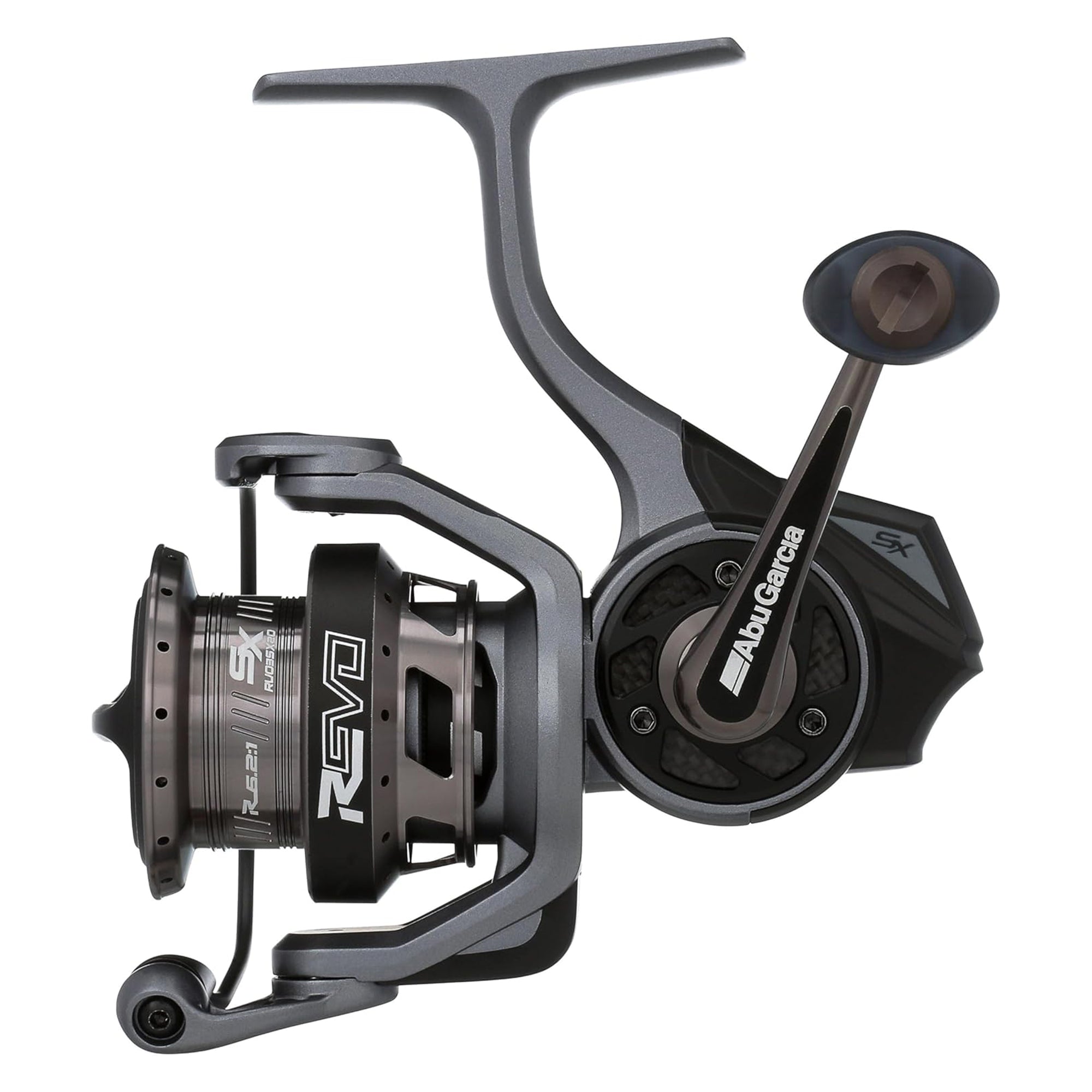 Abu Garcia Revo SX Spinning Reel, Smooth Carbon Drag, 6.2:1 Gear Ratio, Size 20