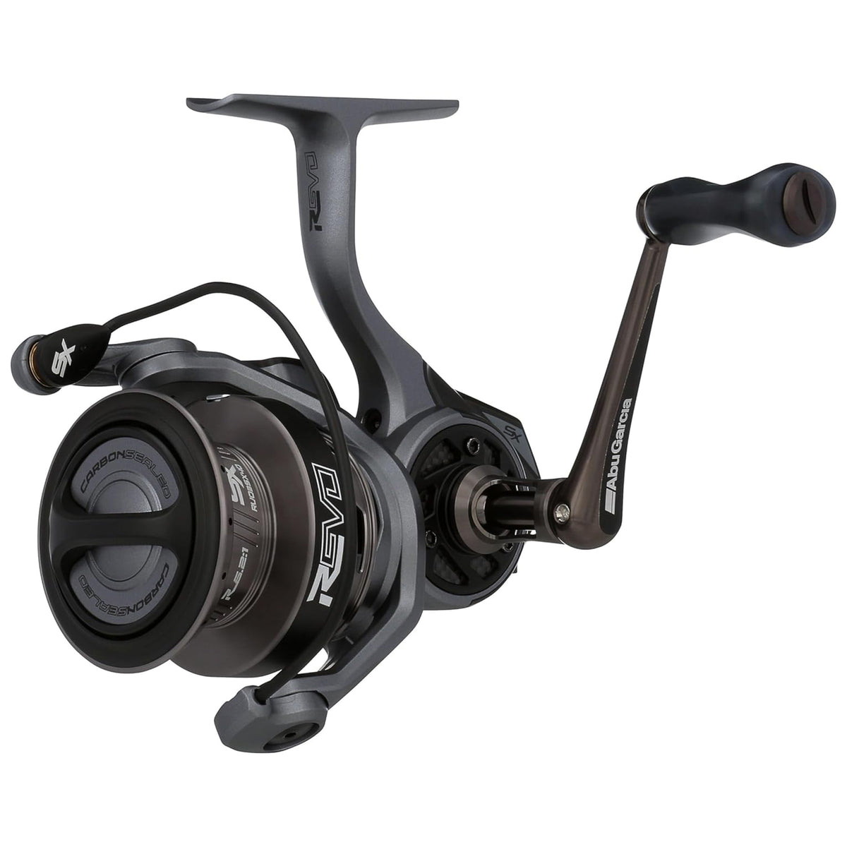 Abu Garcia Revo SX Spinning Reel, Smooth Carbon Drag, 6.2:1 Gear Ratio, Size 40