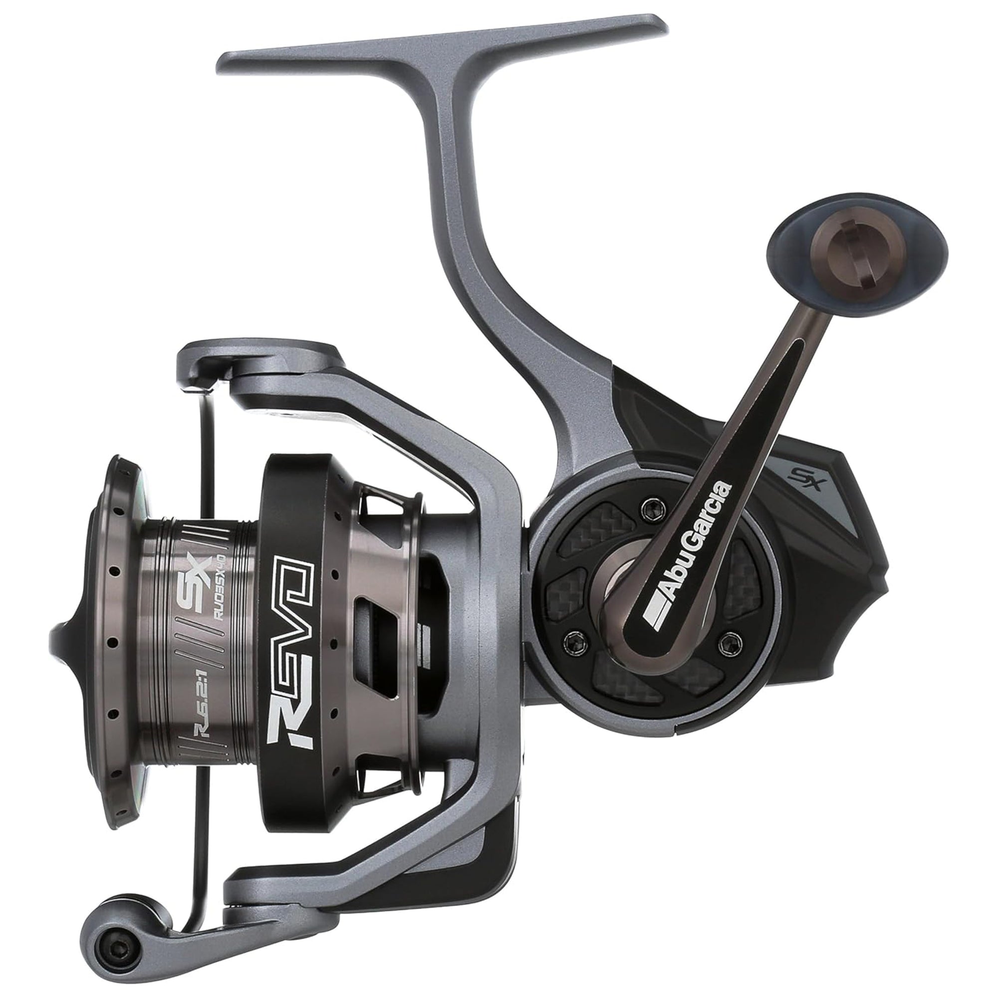Abu Garcia Revo SX Spinning Reel, Smooth Carbon Drag, 6.2:1 Gear Ratio, Size 40