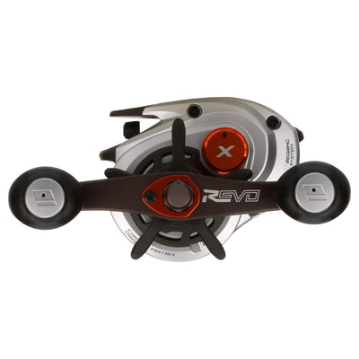 Abu Garcia Revo 5 X Low Profile Baitcast Reel, 22" Retrieve, Left Hand, White
