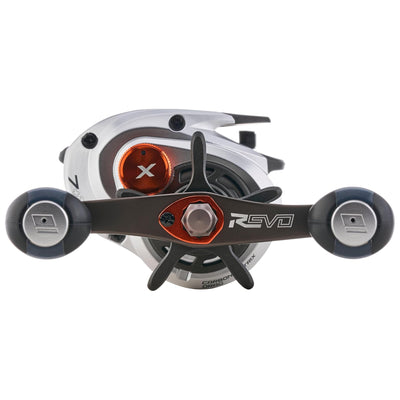 Abu Garcia Revo 5 X High Speed Baitcast Fishing Reel with C6 Carbon Frame, White