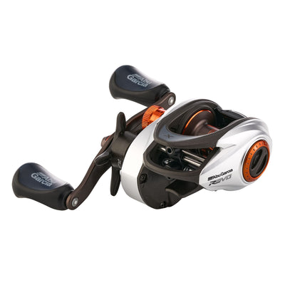 Abu Garcia Revo 5 X High Speed Baitcast Fishing Reel with C6 Carbon Frame, White